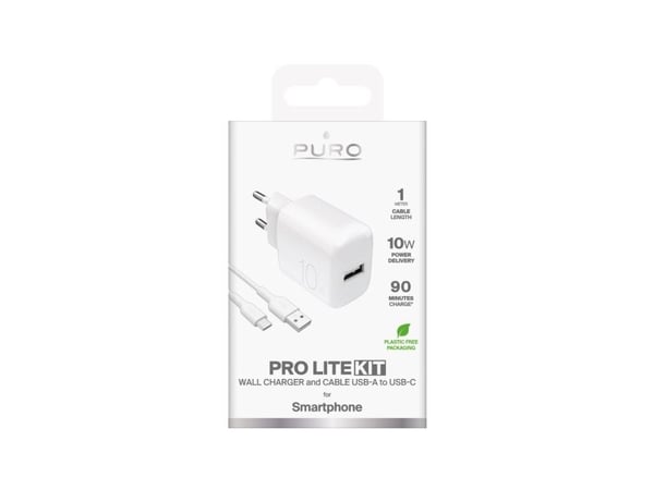 PURO PUTCUSBA10WDYKACWHI, inomhus, AC, 1,2 m, Vit