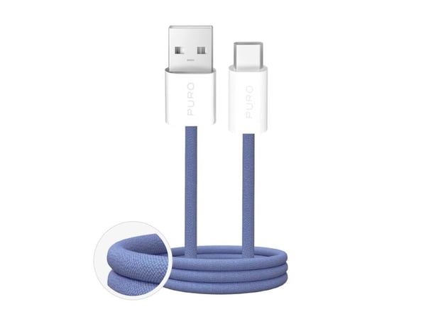 Puro USB-A til USB-C-kabel 1,5 m blå (8018417498749)