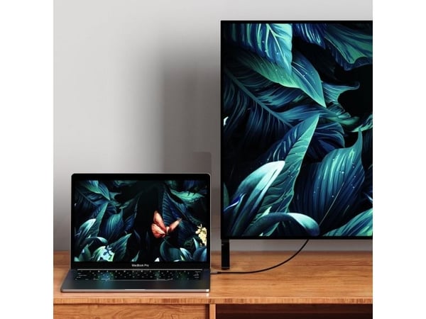 TECH-PROTECT ULTRABOOST kabel USB-C till DisplayPort 1.4 8K 60Hz 180 cm svart
