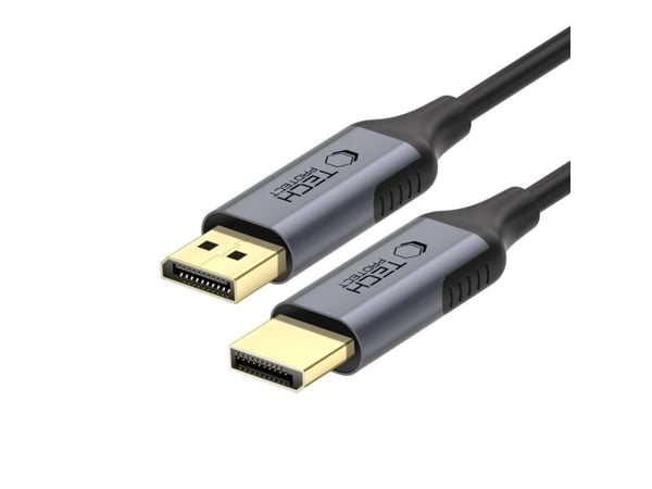 Tech-Protect DisplayPort till DisplayPort-kabel 2 m svart (5906302321803)