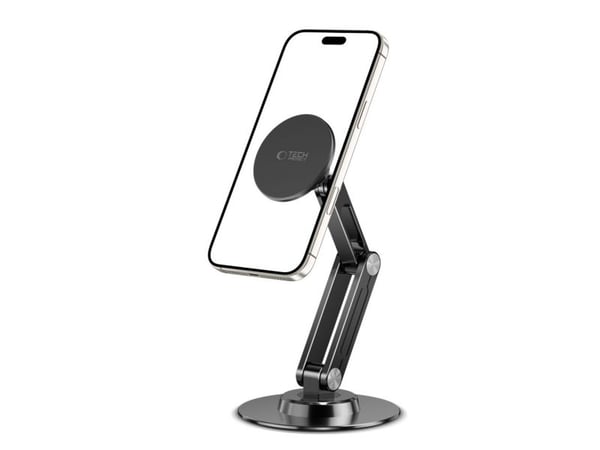 TECH-PROTECT DPT100 UNIVERSAL MAGNETIC MAGSAFE PHONE DESKTOP STAND BLACK
