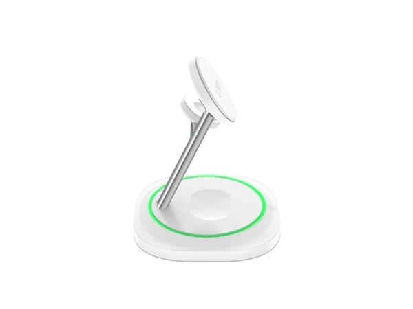 Tech-Protect TECH-PROTECT QI15W-A46 3-i-1 magnetisk Magsafe trådlader (hvit)