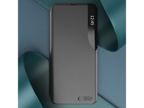 Tech-Protect Smart View-skal för Samsung Galaxy A56 5G - Svart