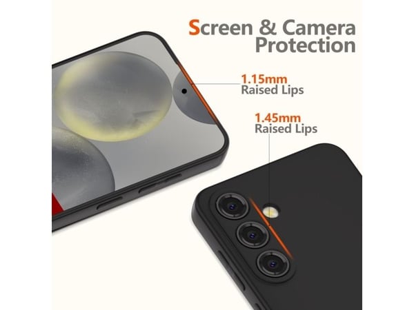 Tech-Protect Icon-skal för Samsung Galaxy A36 5G - svart