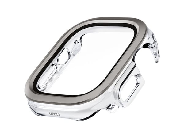 Uniq-fodral UNIQ Voute för Apple Watch Ultra 49 mm, härdat glas, silver
