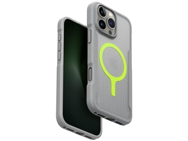 Etui UNIQ Combat Active do iPhone 16 Pro Max Magclick Charging szary