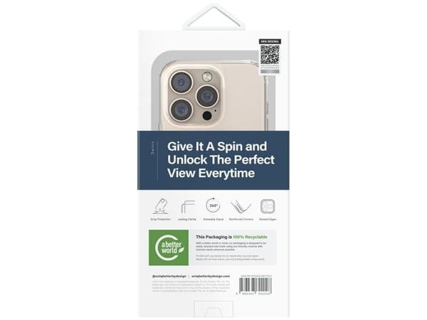 Uniq Swivix 360 roterbart stativ-deksel til iPhone 16 - Gull