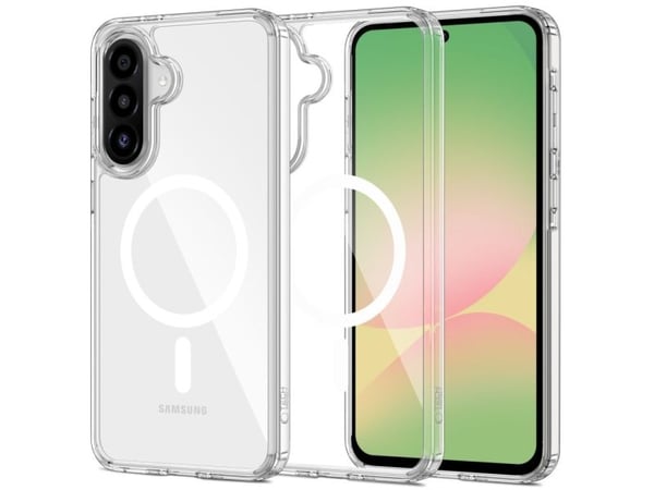 Tech-Protect FlexAir hybrid MagSafe-deksel til Samsung Galaxy A56 5G - Transparent