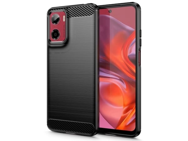 Tech-Protect TPUCarbon-fodral till Motorola Moto G05 / E15 - svart