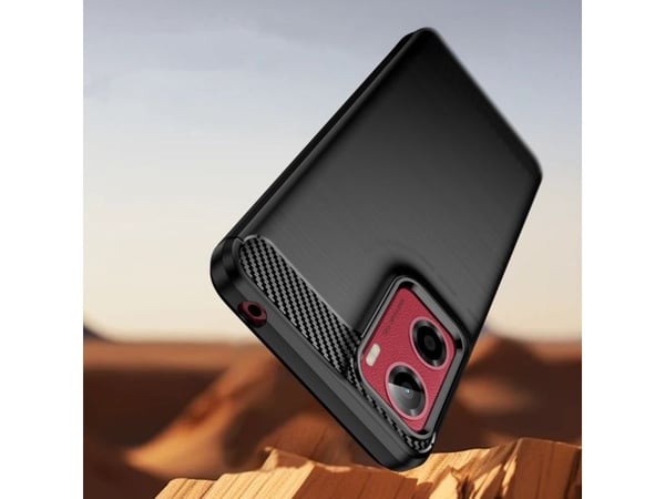 Tech-Protect TPUCarbon-fodral till Motorola Moto G05 / E15 - svart