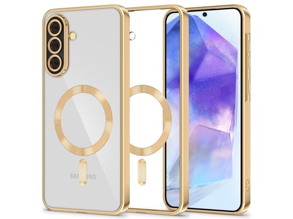 Tech-Protect MagFlex MagSafe-etuiet til Samsung Galaxy A56 5G - transparent gold