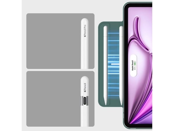 ESR Rebound magnetisk etui til iPad Pro 12,9" (4/5/6, 2020-2022) / Air 13" (1/2, 2024-2025) Forest Green
