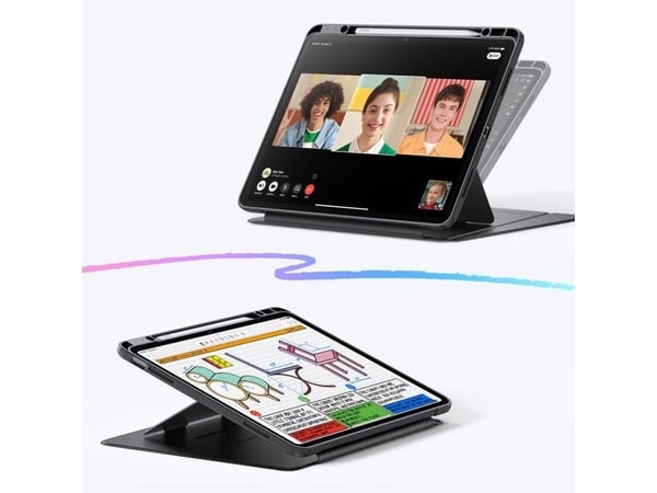 ESR FLIP HYBRID etui til iPad Air 13” 1/2/2024-2025 BLACK