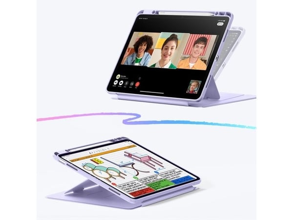 ESR FLIP HYBRID etui til iPad Air 13" 1/2/2024-2025 lilla