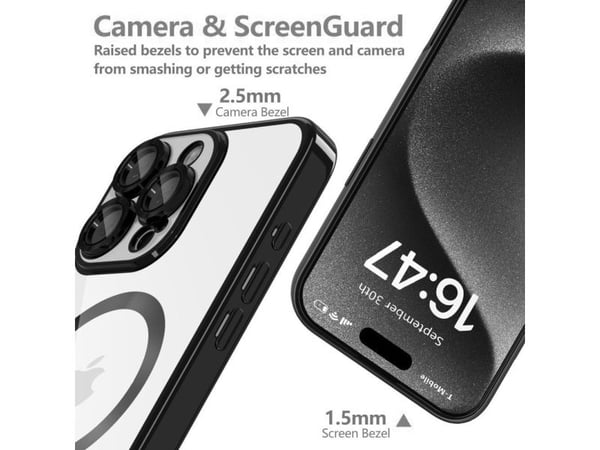 Tech-Protect MagFlex MagSafe-deksel for Samsung Galaxy S25 - klar blå