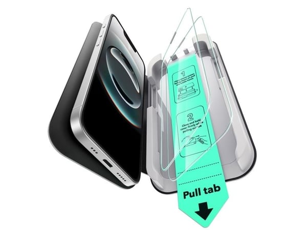 Hurtel ESR UltraFit herdet glass 2-pk til iPhone 13 / 13 Pro / 14 / 16e / 17e