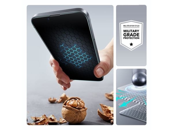 Hurtel ESR UltraFit härdat glas 2-pack till iPhone 13 / 13 Pro / 14 / 16e / 17e
