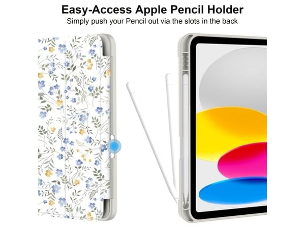 TECH-PROTECT SC Pen iPad 10.9” 10 / 2022 / 11” 11 / 2025 Kwiaty