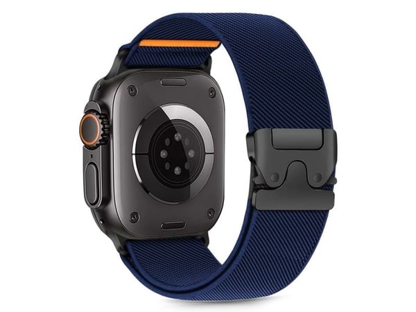 TECH-PROTECT nylon clasp til Apple Watch 6/7/8/9/10/SE/Ultra 1/2 (44/45/46/49 mm) navy