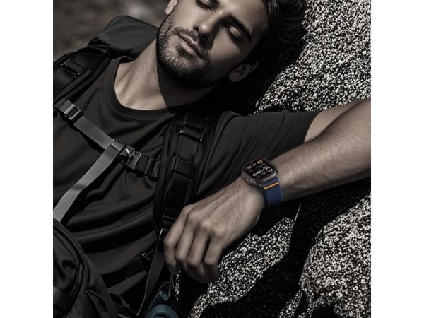 TECH-PROTECT nylon clasp til Apple Watch 6/7/8/9/10/SE/Ultra 1/2 (44/45/46/49 mm) navy