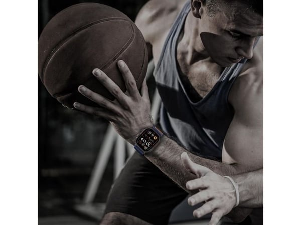 TECH-PROTECT nylon clasp til Apple Watch 6/7/8/9/10/SE/Ultra 1/2 (44/45/46/49 mm) navy