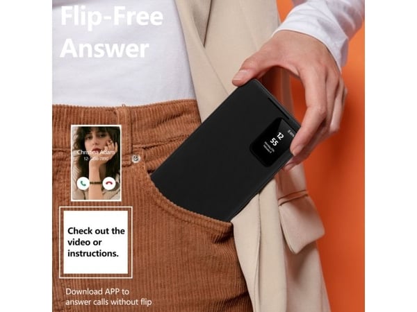Tech-Protect smart wallet-deksel for Samsung Galaxy S25 Ultra - matt svart