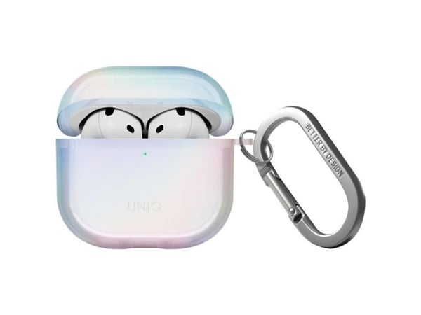Uniq etui Uniq Iridescia for AirPods 4, holo quartz