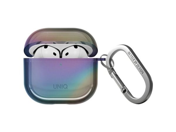 Uniq etui Iridescia til AirPods 4 – midnight quartz