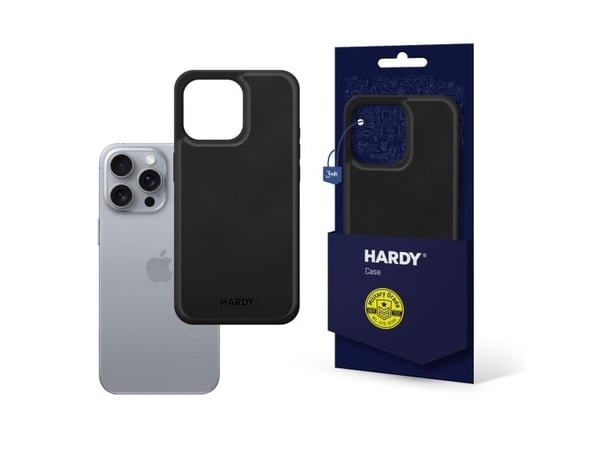 3MK HARDY Silky Leather MagCase, Etui, Apple, iPhone 16 Pro Max, 17,5 cm (6.9"), Svart