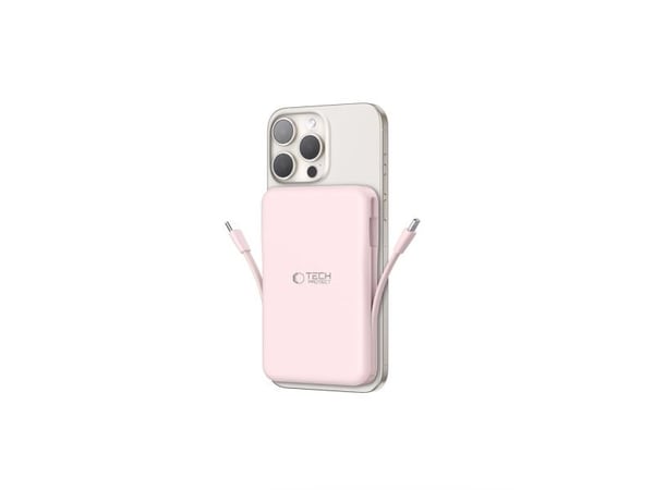 Tech-Protect TECH-PROTECT PB31 LIFEMAG Magsafe powerbank 10000 mAh rosa