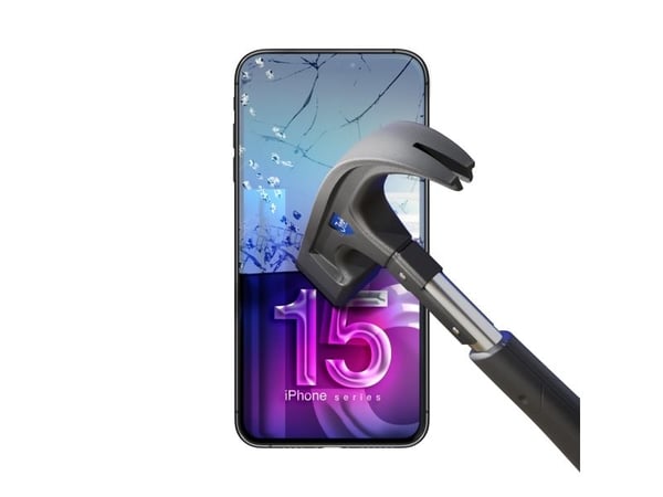 3mk FlexibleGlass - Skjermbeskyttelse for mobiltelefon - splash-proof - glass - for Apple iPhone 15