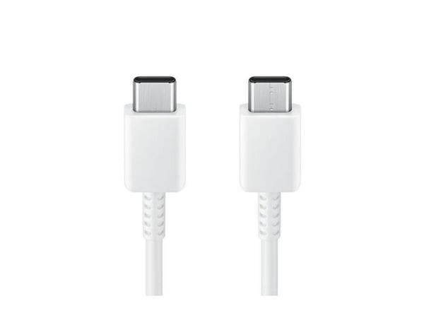 USB-kabel Samsung Samsung-datakabel EP-DX310JWE, USB-C/USB-C, 3A, 1,8 m, hvit (bulk)