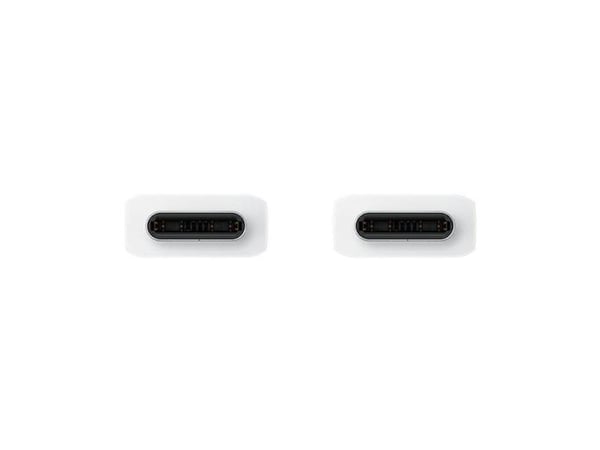 USB-kabel Samsung Samsung-datakabel EP-DX310JWE, USB-C/USB-C, 3A, 1,8 m, hvit (bulk)