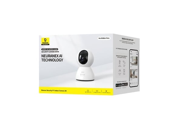 Baseus Security P1 3K inomhuskamera (EU-version) - vit