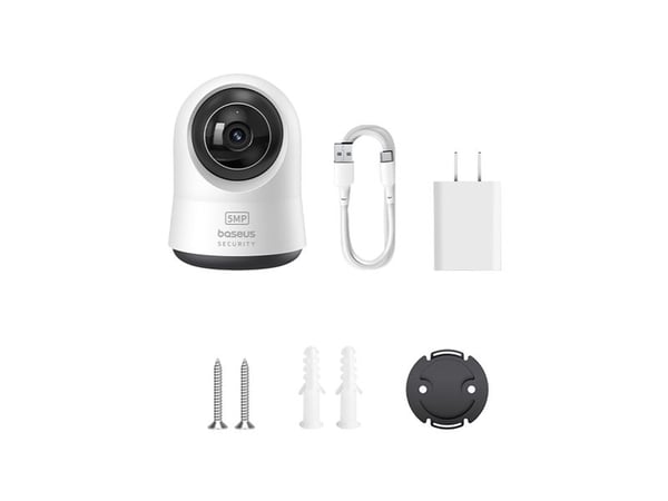 Baseus Security P1 Pro 3K inomhuskamera (EU-version) - vit