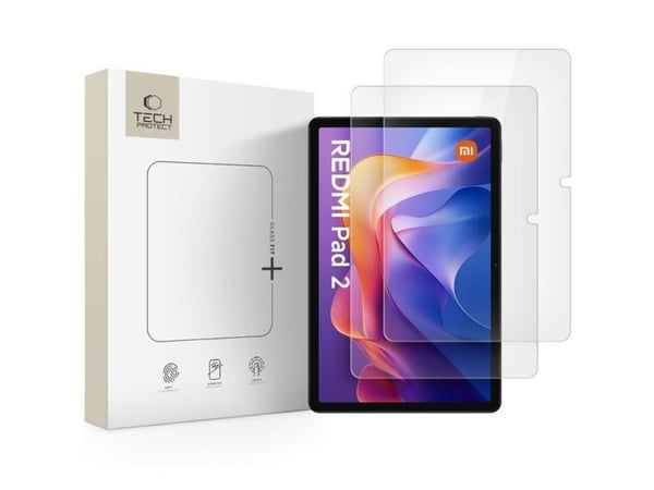 Kaitseklaas Tech-Protect Redmi Pad 2 Glass Fit+, 2tk
