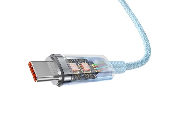 Baseus USB-C till USB-C kabel - 1 m - blå