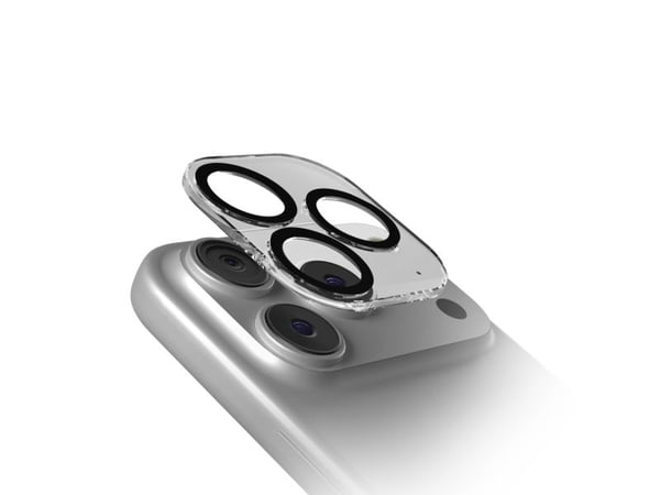 SBS TED3OCAMGLIP1763P, Apple, iPhone 17 Pro, Iskunkestävä, musta, Läpinäkyvä, 1 kpl