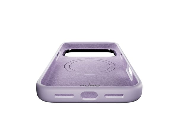Pure Icon Mag Pro Liquid Silikoni kotelo iPhone 17 Pro Max yhteensopiva MagSafe, jossa on kameran suojaus ja alumiiniset painikkeet - vaaleanpunain...