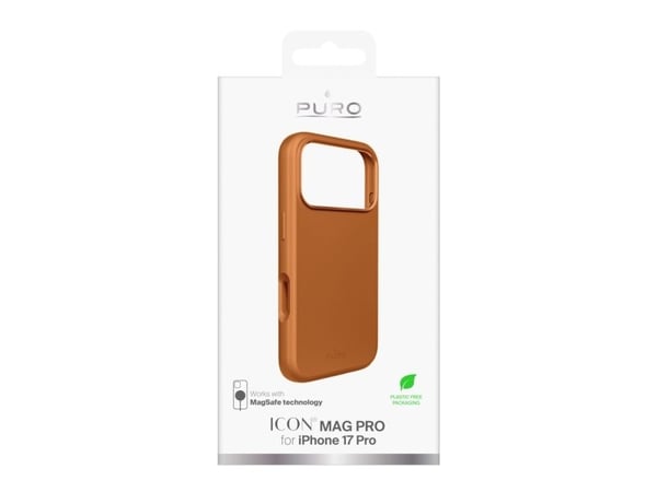PURO ICON MAG PRO, Suojus, Apple, iPhone 17 Pro, 16 cm (6.3"), Oranssi