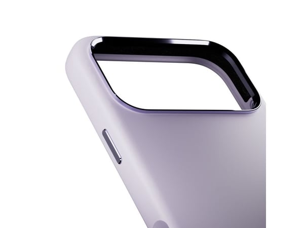 Pure Icon Mag Pro Liquid Silicone Case for iPhone 17 Pro kompatibel med MagSafe, med kamerabeskyttelse og knapper i aluminium - rosa