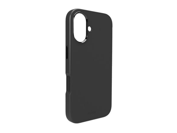 Pure Icon Mag Pro Liquid Silicone Case for iPhone 17 kompatibel med MagSafe, med kamerabeskyttelse og knapper i aluminium - sort