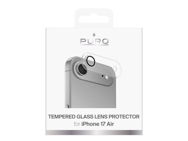 PURO PUSDGLIPHONE17A, Apple, iPhone Camera 16 Pro/16 Pro Max, Reptålig, Transparent, 1 styck