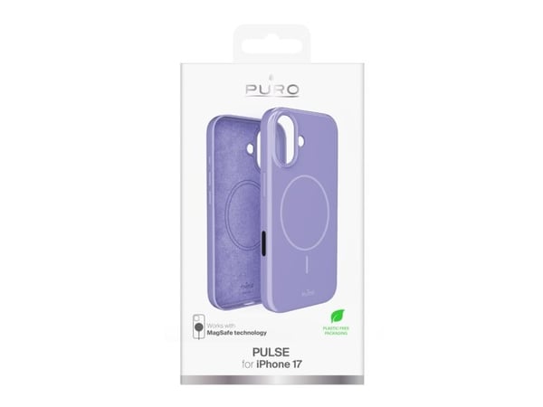 Puro Pulse suojakotelo iPhone 17 polykarbonaatti - vaaleanpunainen