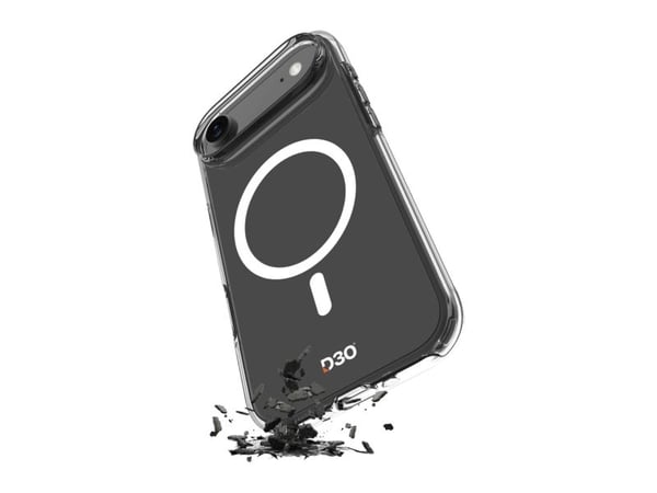 Puro Impact Clear D3O TPU+PC-etui kompatibelt med MagSafe for iPhone 17 Air - gjennomsiktig