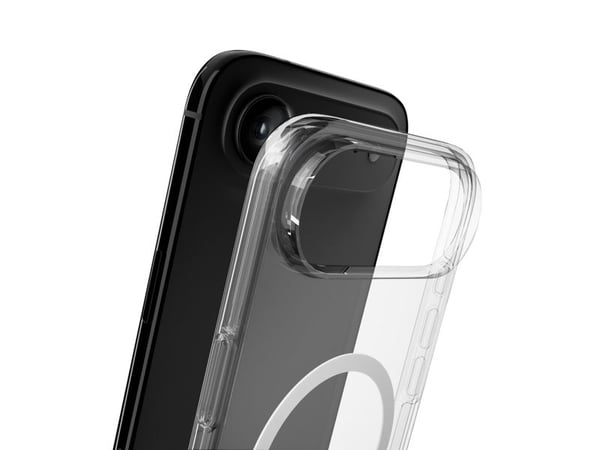 Puro Impact Clear D3O TPU+PC-etui kompatibelt med MagSafe for iPhone 17 Air - gjennomsiktig