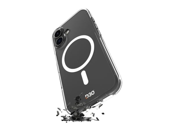 Puro Impact Clear D3O TPU+PC-etui kompatibelt med MagSafe for iPhone 17 - gjennomsiktig