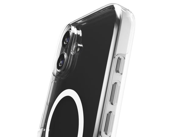 Puro Impact Clear D3O TPU+PC-etui kompatibelt med MagSafe for iPhone 17 - gjennomsiktig