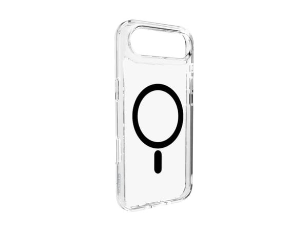 Puro Lite Mag TPU+PC-kompatibelt etui med MagSafe for iPhone 17 Air - gjennomsiktig med svart ring
