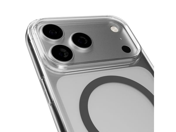 PURO PUIPC17P63LITEMDKGR, Suojus, Apple, iPhone 17 Pro, harmaa, läpinäkyvä, läpinäkyvää